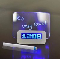 Часы-будильник с LED-доской для сообщений